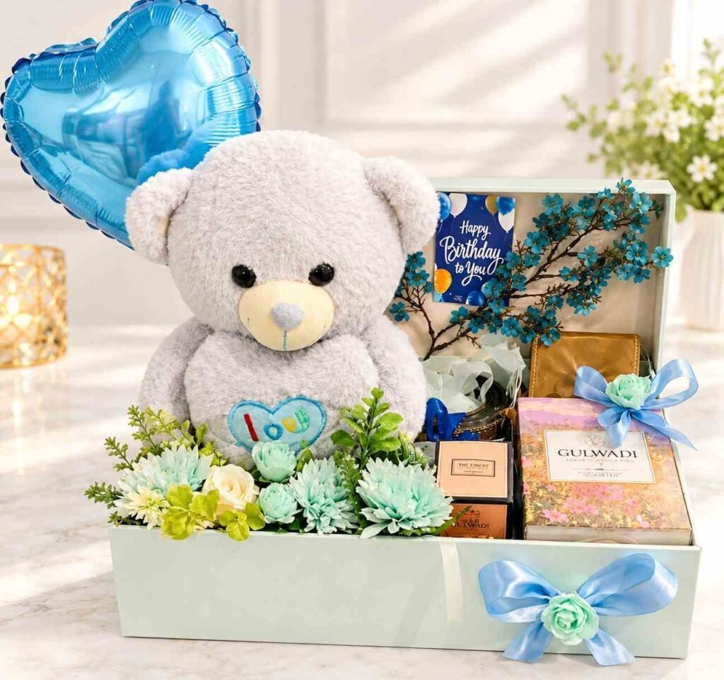 Birthday Teddy Gift Box